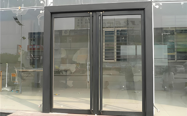 宁夏玻璃地弹门